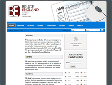 Tablet Screenshot of benglandcpa.com